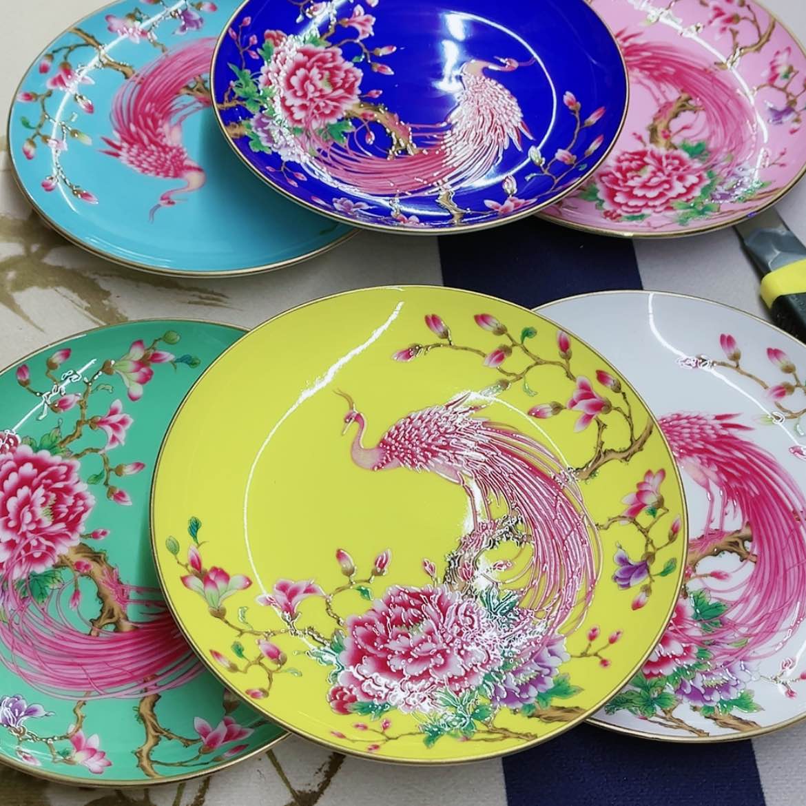 【闪购商品】骨瓷6英寸6平混。。。。。