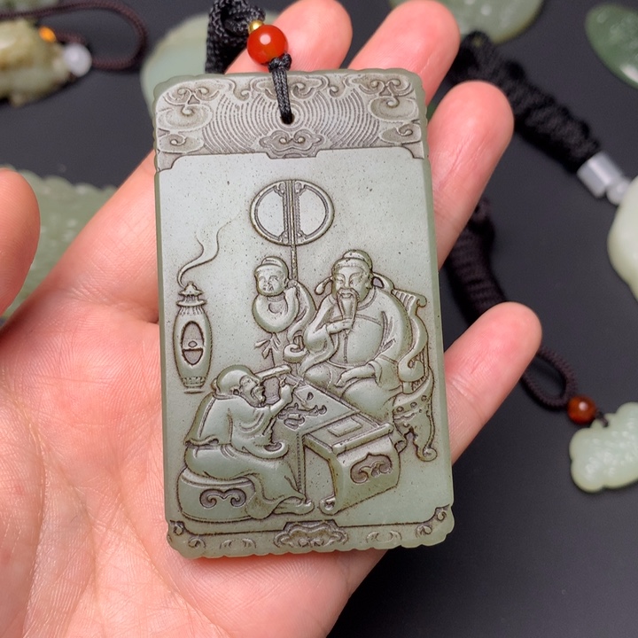 和田玉颈饰未镶嵌