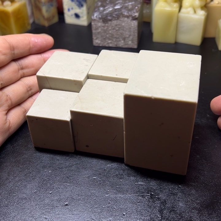 青田石青田白果冻印章