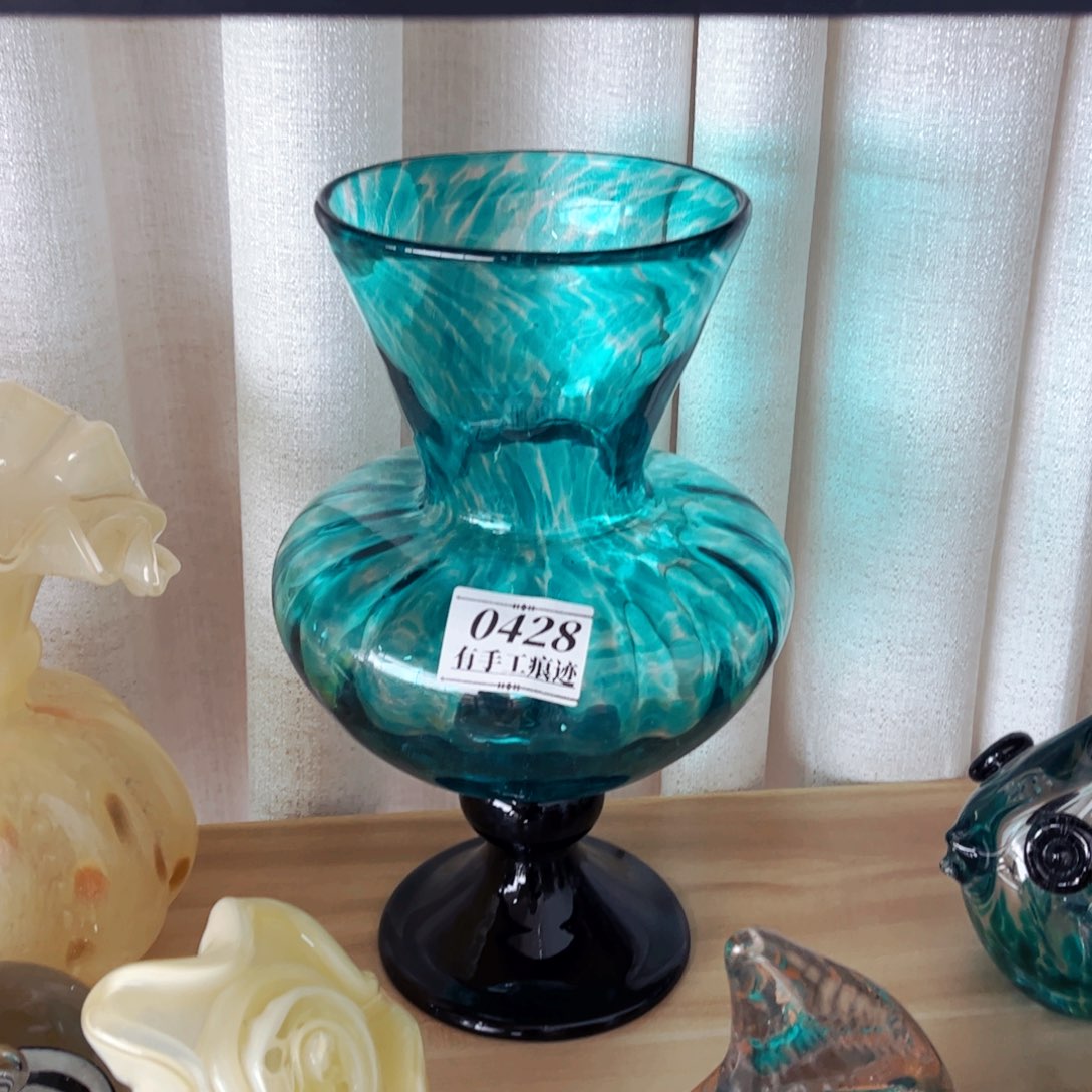 琉璃0428高27 花瓶摆件