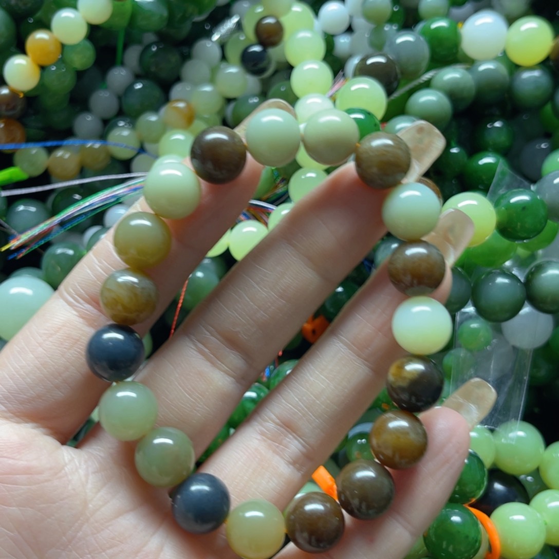 和田玉手串未镶嵌