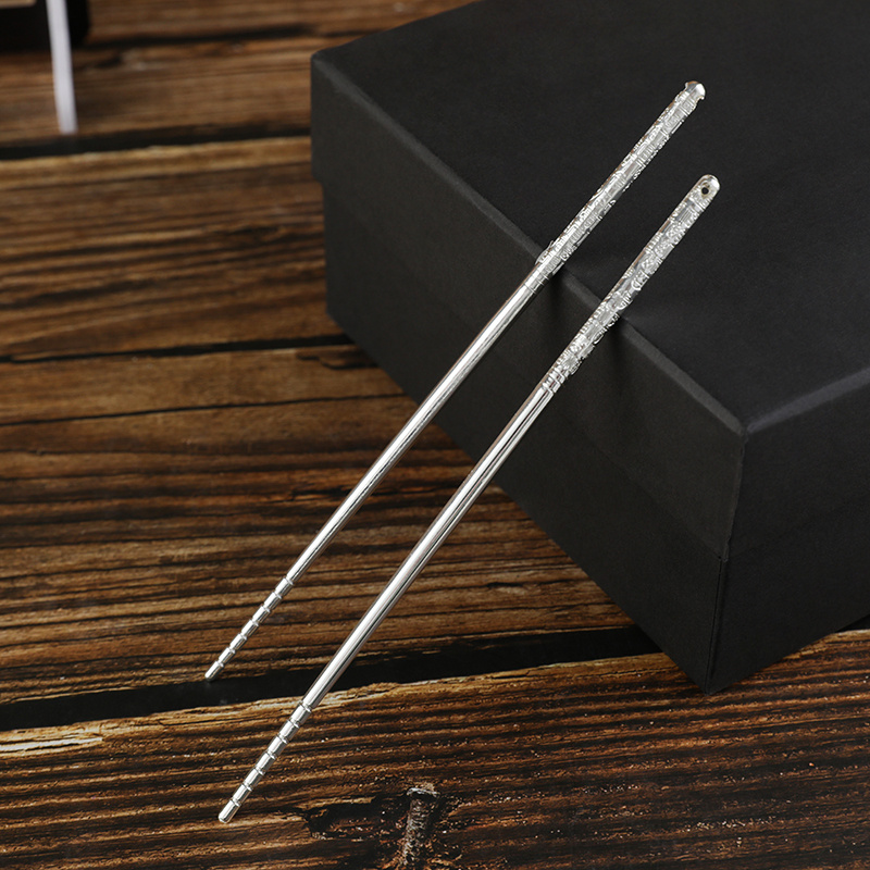 [百福筷子]高档中式喜碗筷子精美浮雕福字喜碗筷子