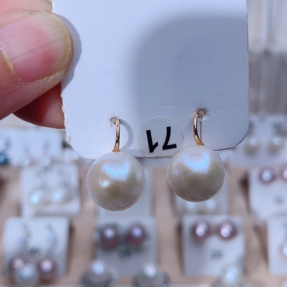 颈饰银S925镶嵌淡水珍珠