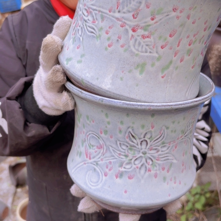 紫砂花盆透气 口径 高度