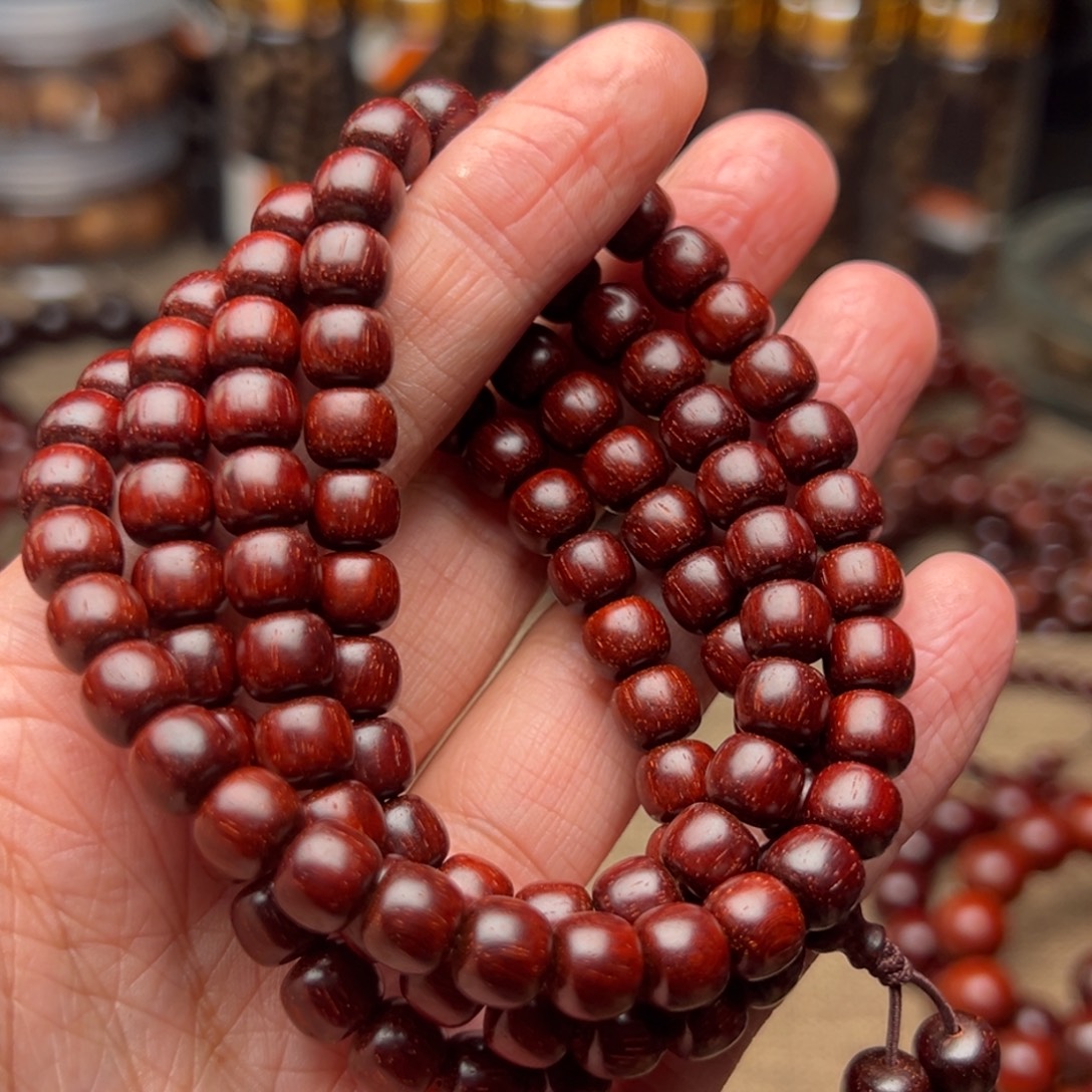 檀香紫檀（小叶紫檀）手串/手链78老形原汁原味琴料泥料特价款