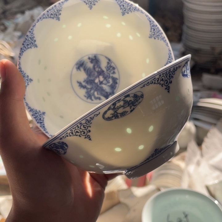 碗瓷景德镇高温细白瓷餐具