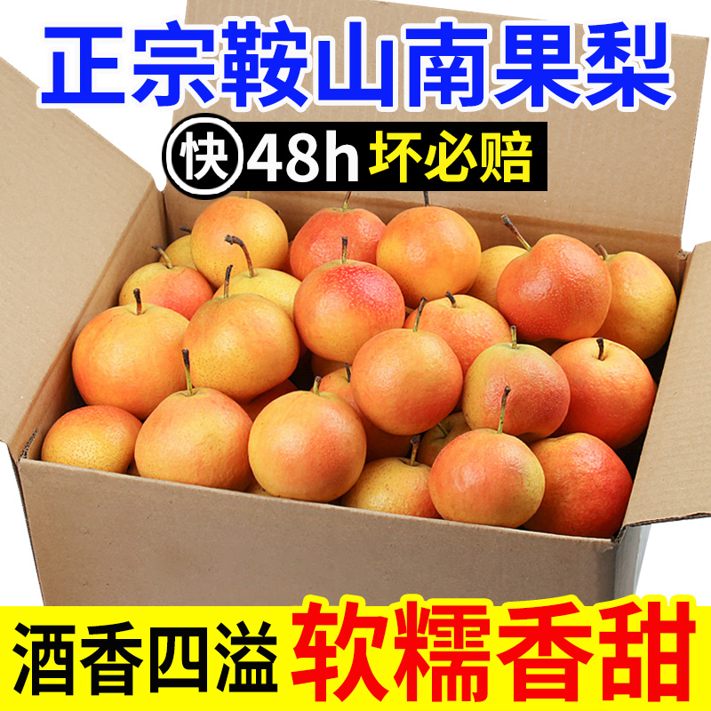 鞍山南果梨新鲜924应季水果东北特产南国梨软糯爆汁整箱包邮