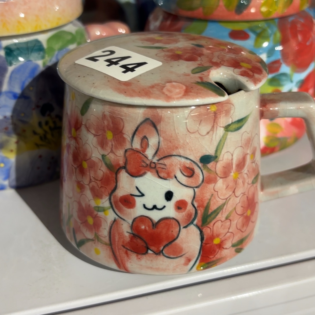 瓷片景德镇手绘高温釉下彩陶瓷茶具