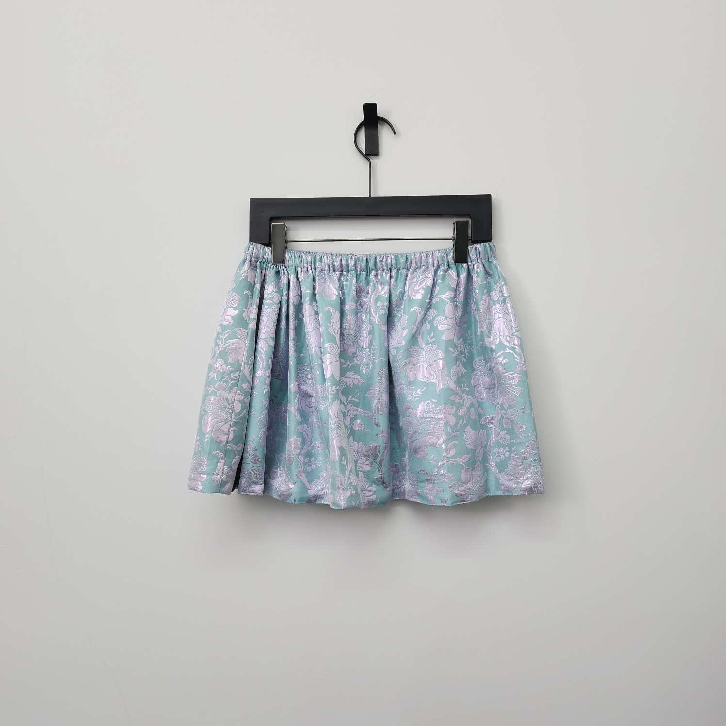 99新 MIU MIU/缪缪 A1248/miumiu碎花半裙/42码