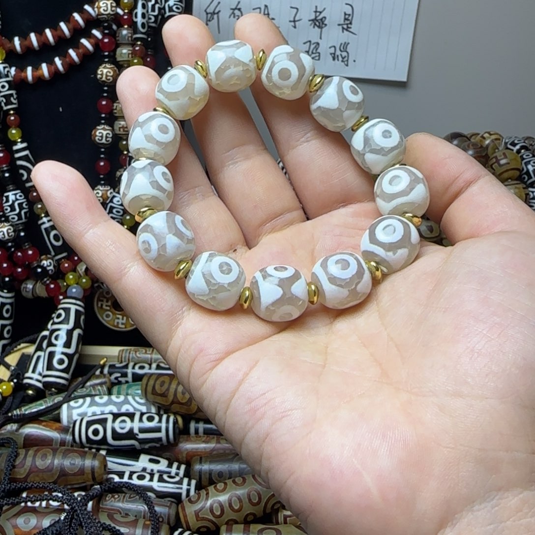 玛瑙/玉髓合金颈饰