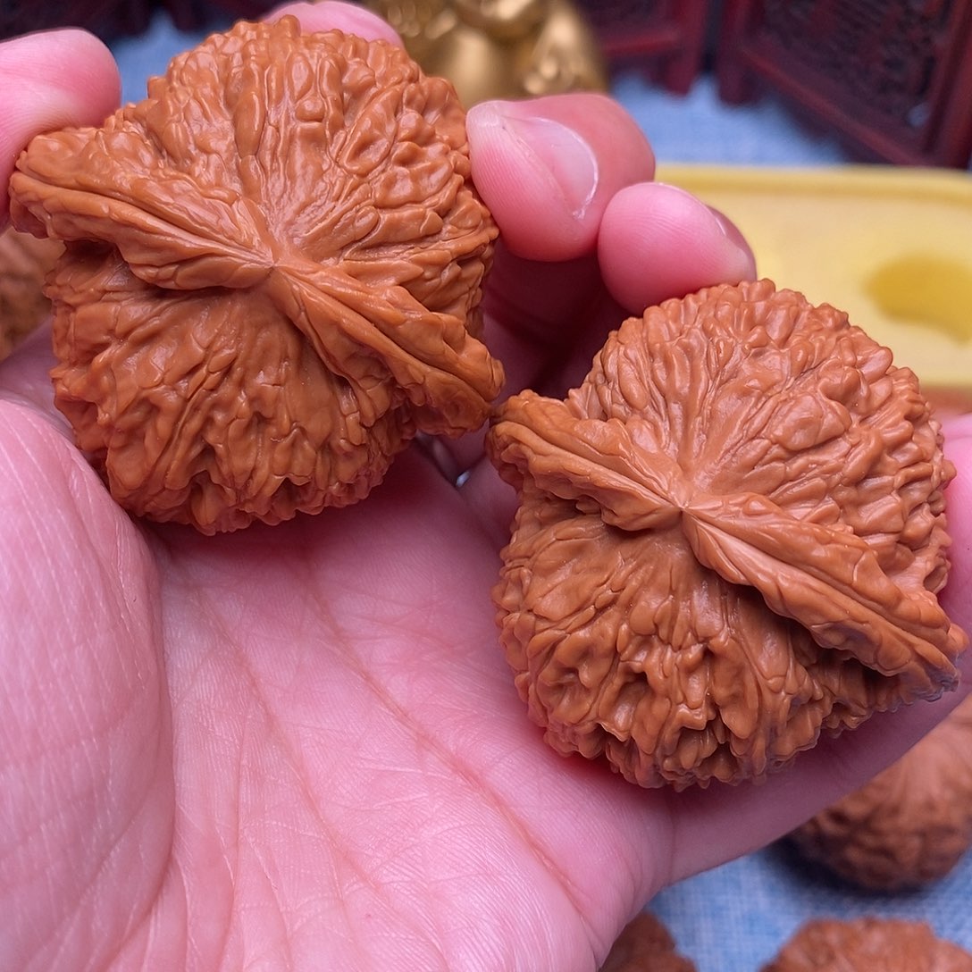 文玩核桃把件毕业全品绝配天花板白狮子47.5尺