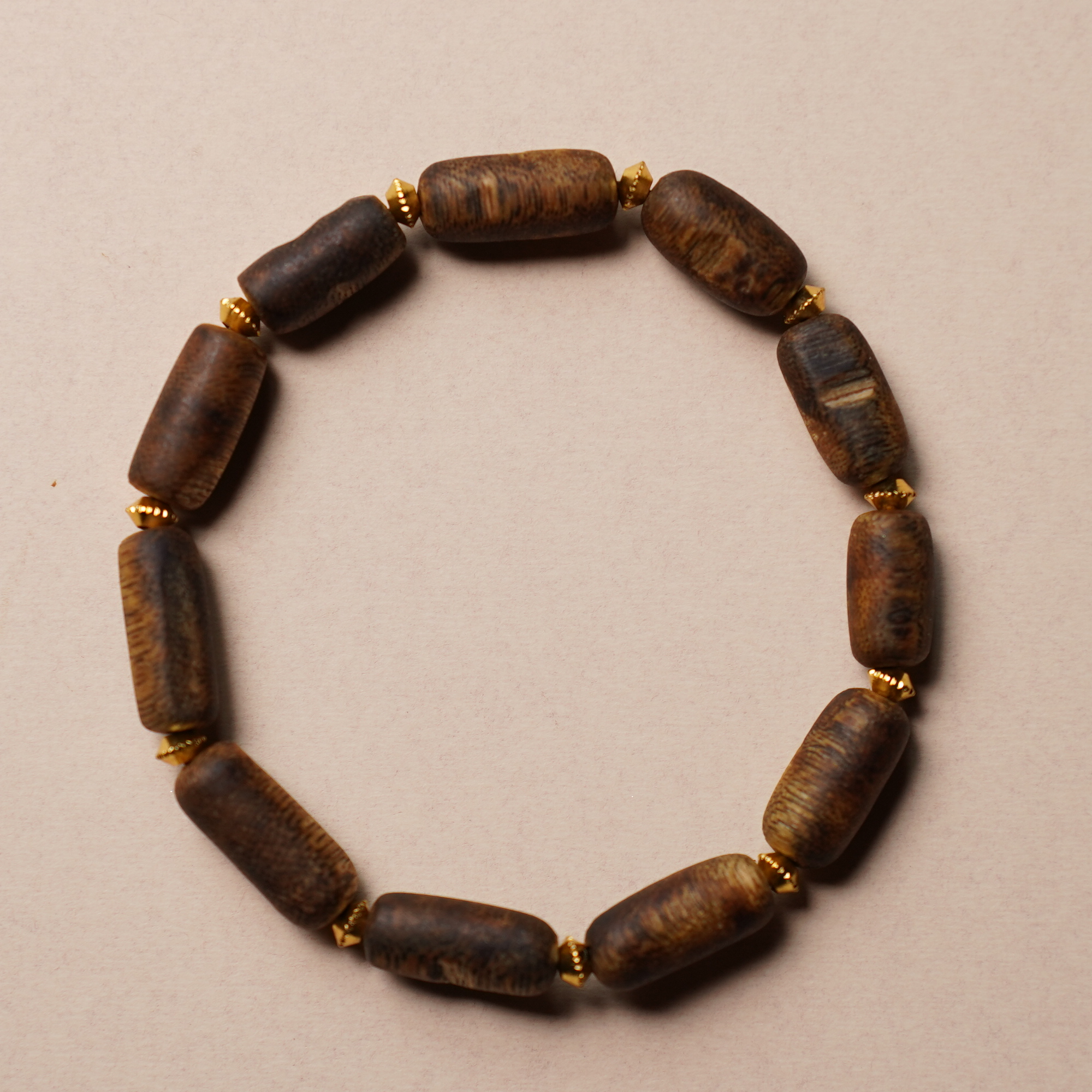 沉香cx118随型留疤天然绿奇楠沉香手串