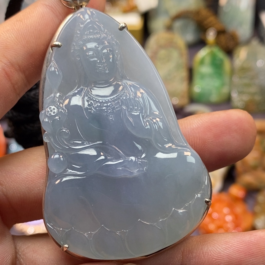 华***询翡翠未镶嵌挂件翡翠