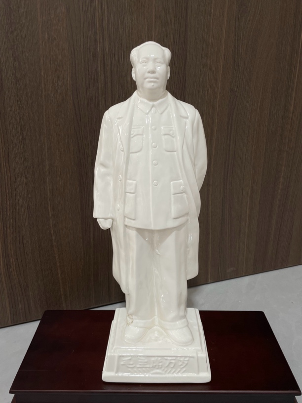 唐山陶研所背手陶瓷高档白瓷高41厘米瓷器