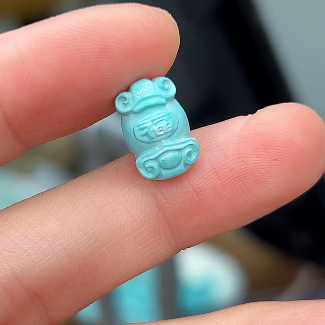 绿松石珠宝奇石未镶嵌