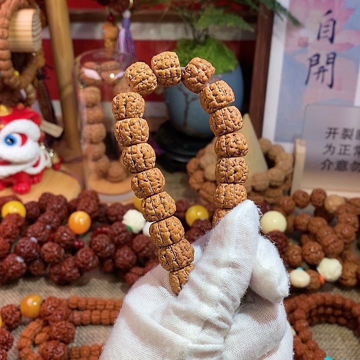 金刚菩提手串135原籽藏切单圈