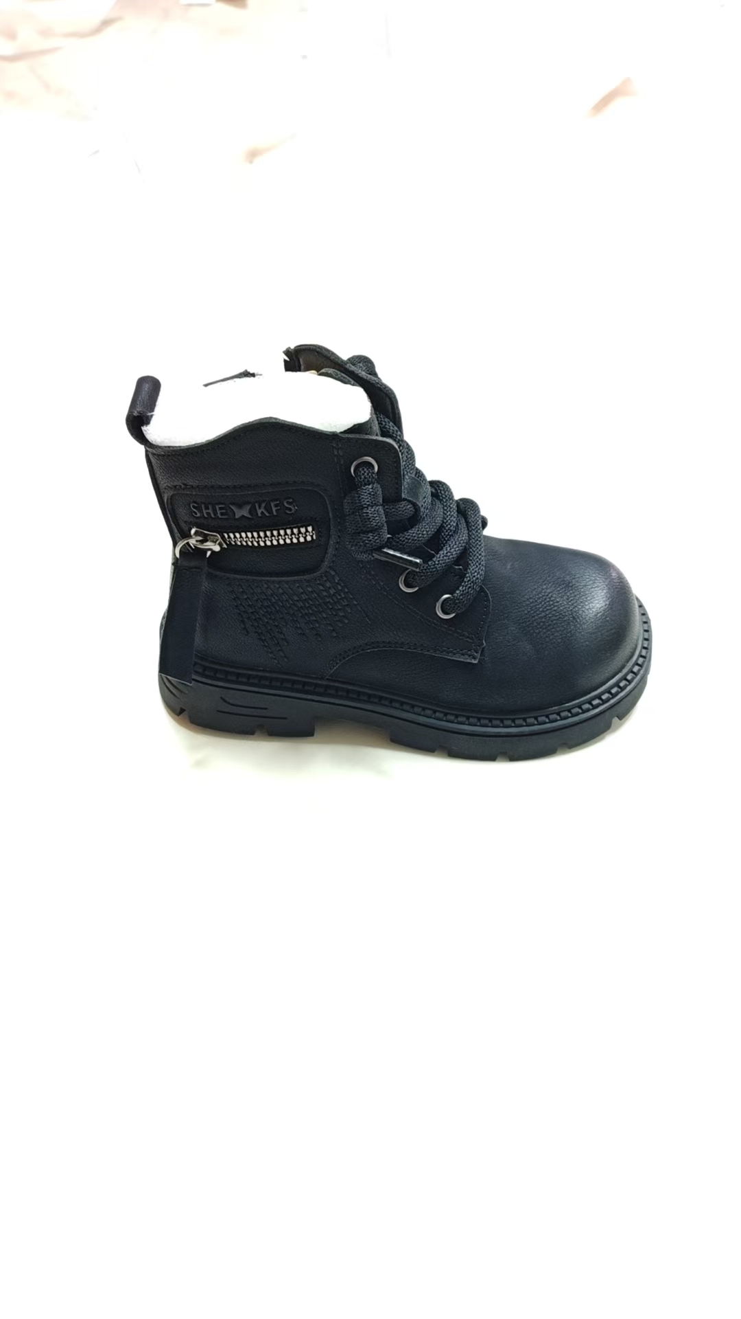 5380时尚潮流儿童高帮马丁靴