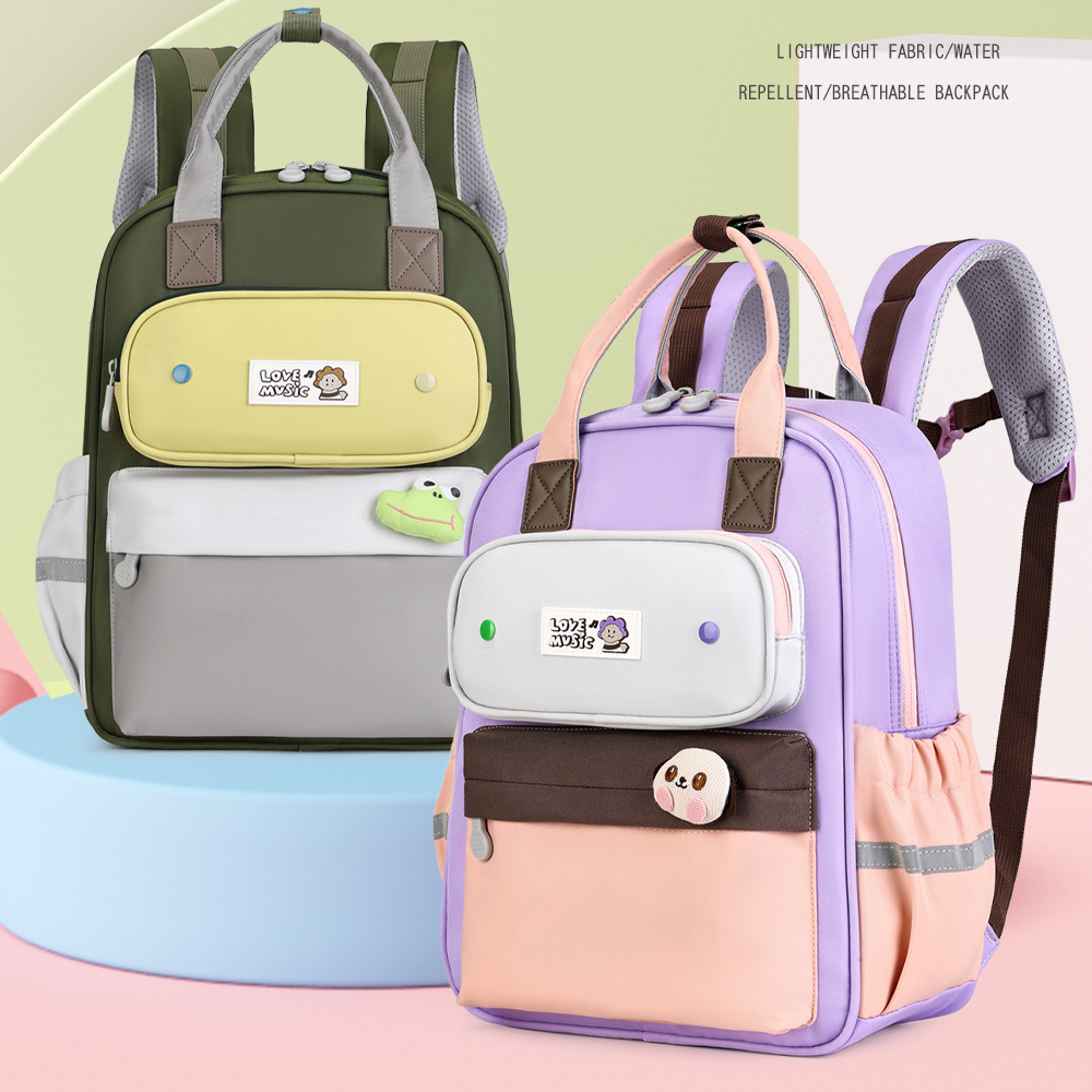 小学生书包2025新款一二年级减负护脊双肩包男女孩超轻便儿童背包