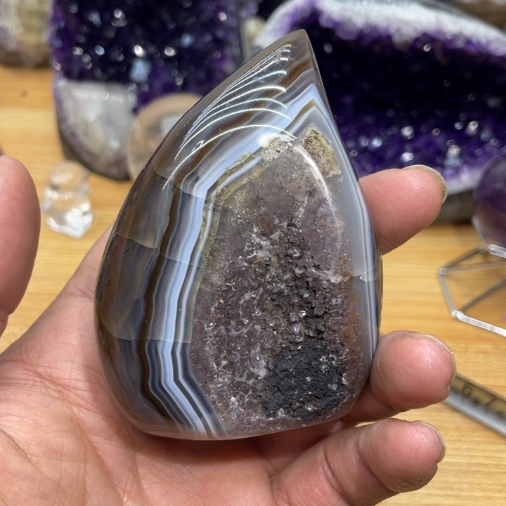 紫晶水晶摆件未镶嵌