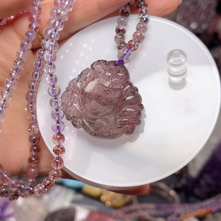 水晶颈饰未镶嵌订制