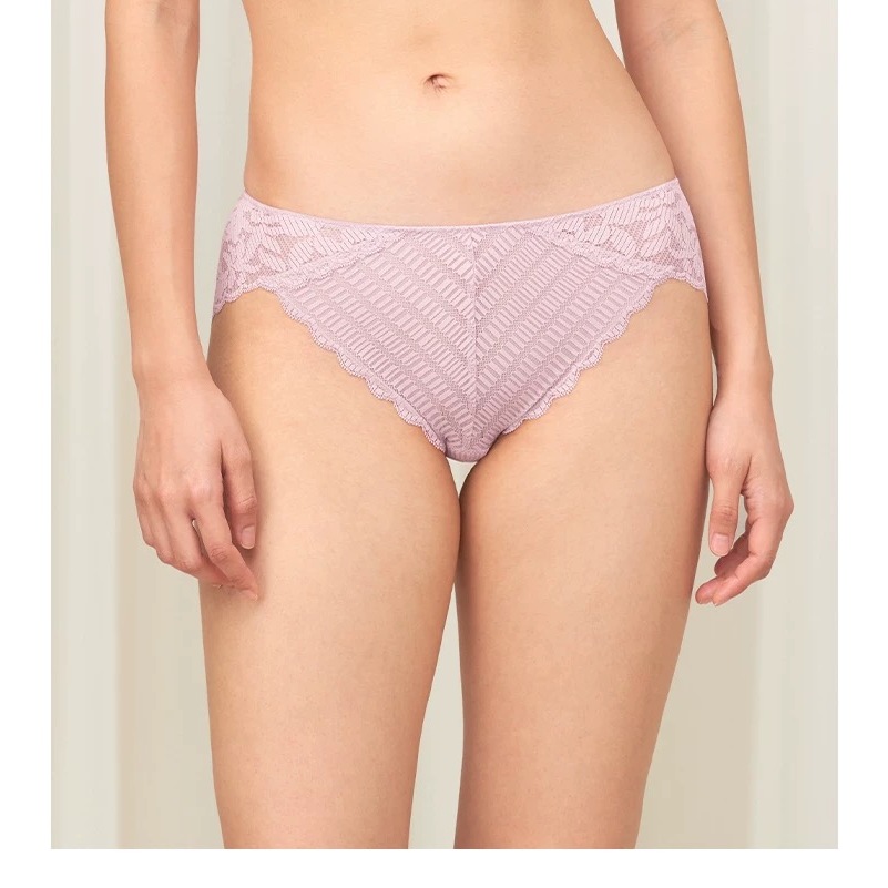D37-黛A芬蕾丝中腰蕾丝女士内裤-87-2366