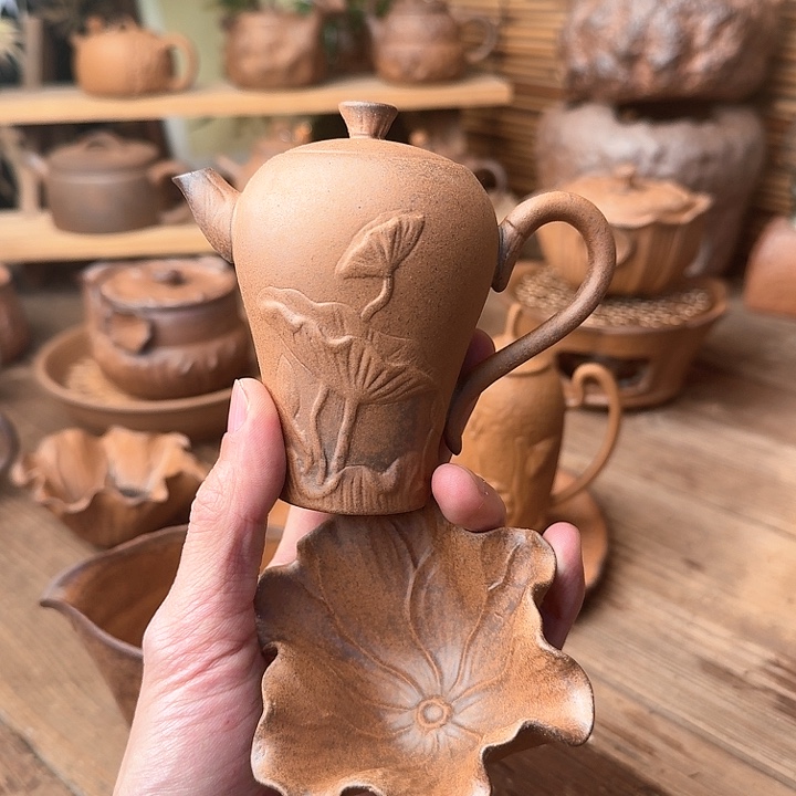 原矿老岩泥茶器系列