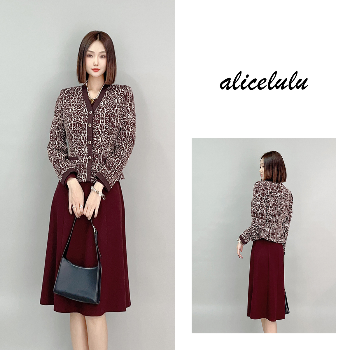 6alicelulu “大女主”女装套装 诗意印花 明媚动人 S2141465A