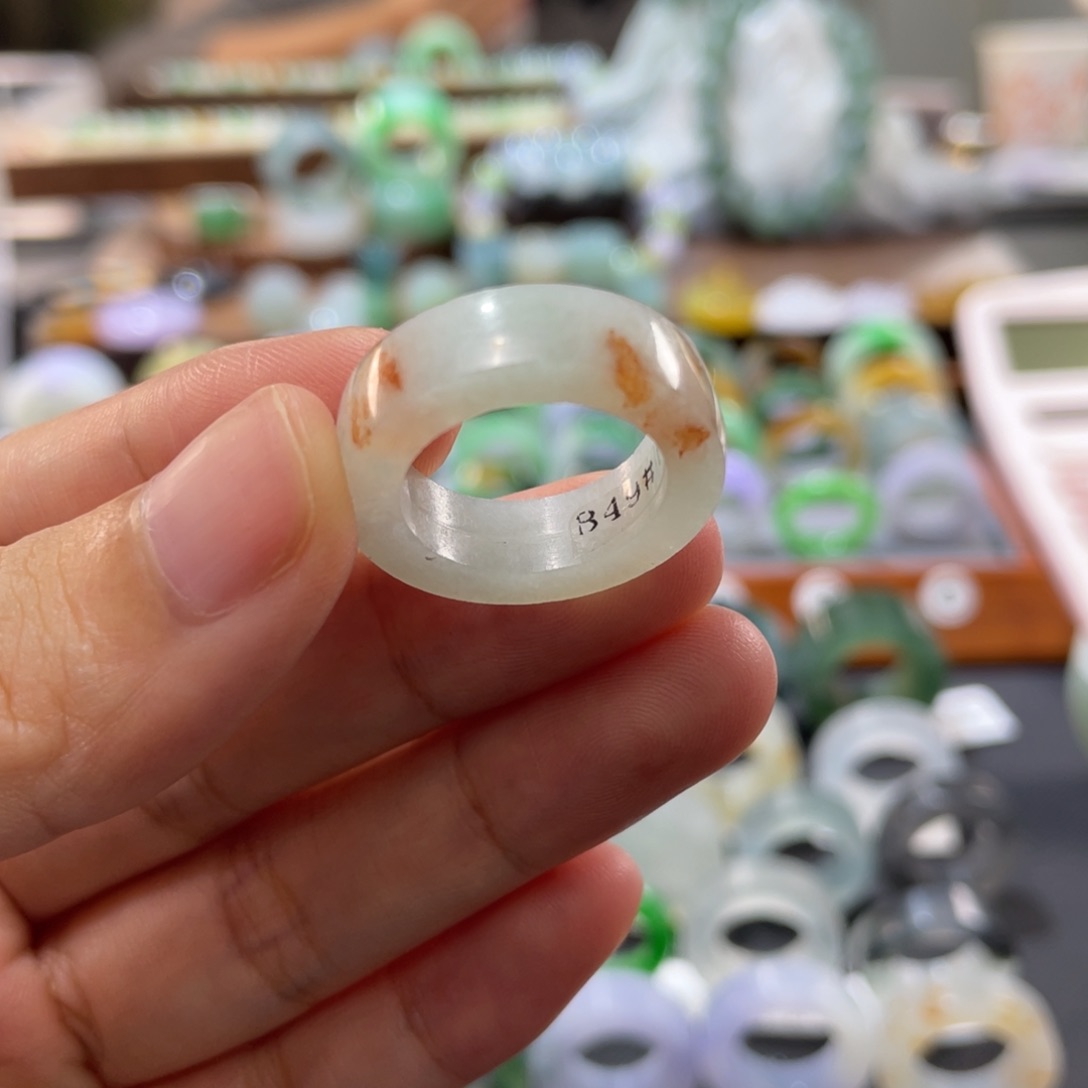 定制翡翠未镶嵌圈口11-14