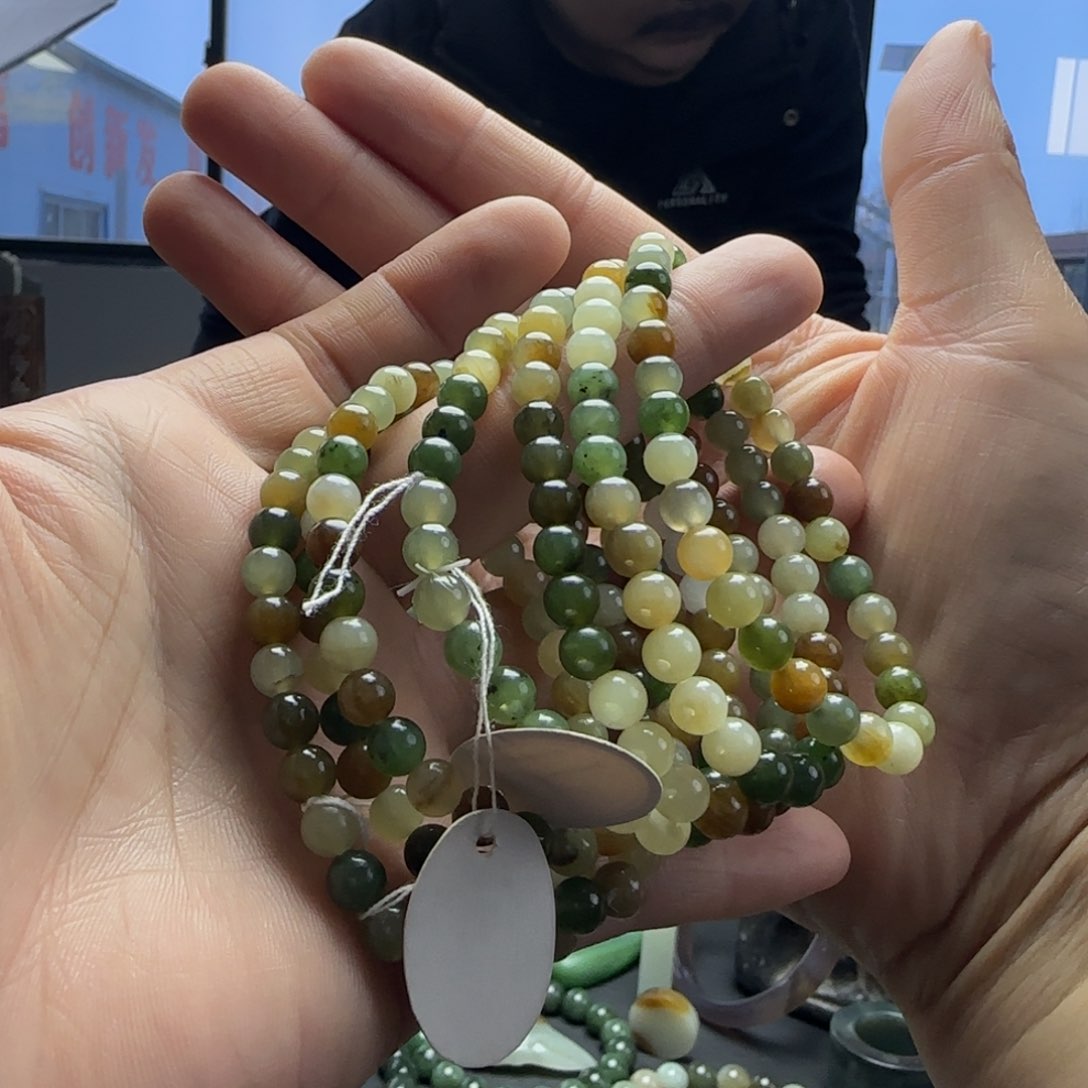 和田玉（糖玉）手串未镶嵌6