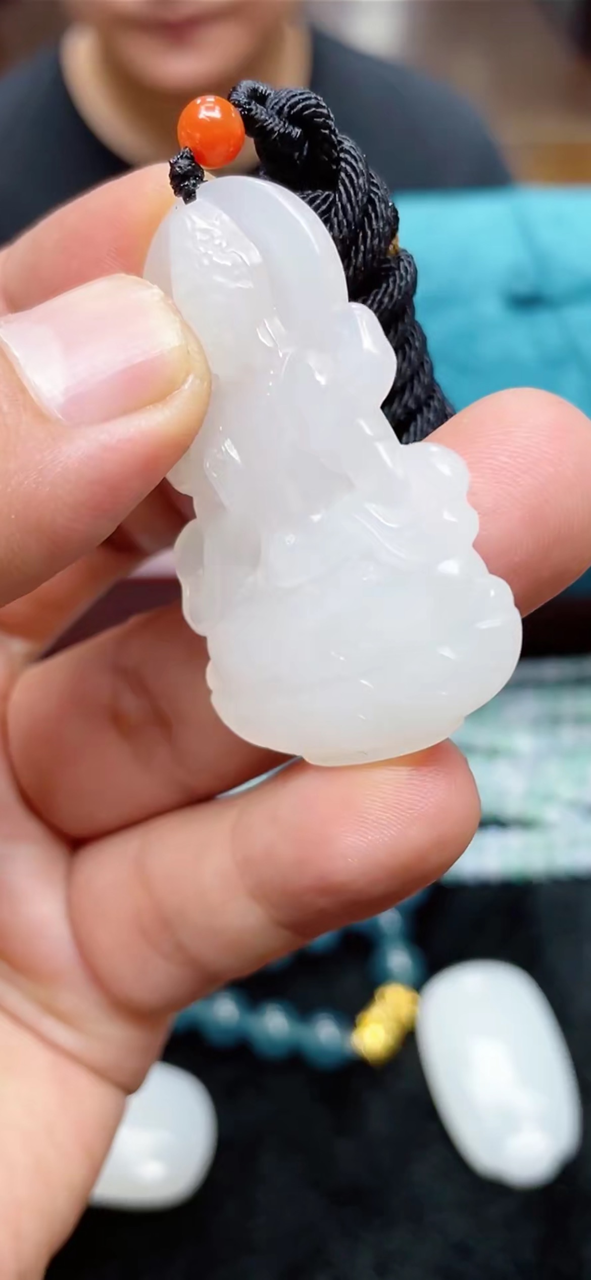 83630T28-3A8-新疆羊脂白观音吊坠-多样性/发一件