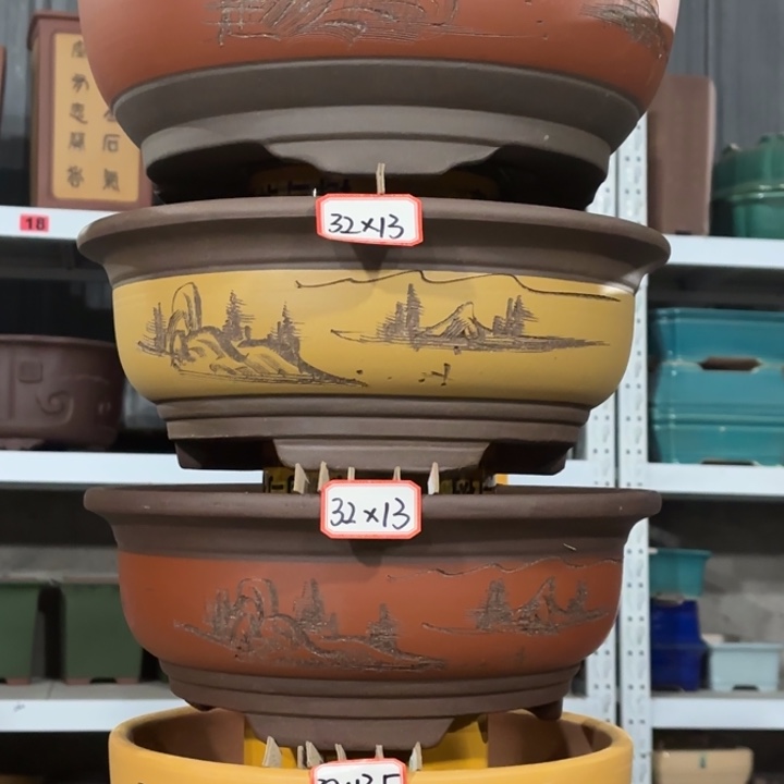 紫砂花盆              100-4