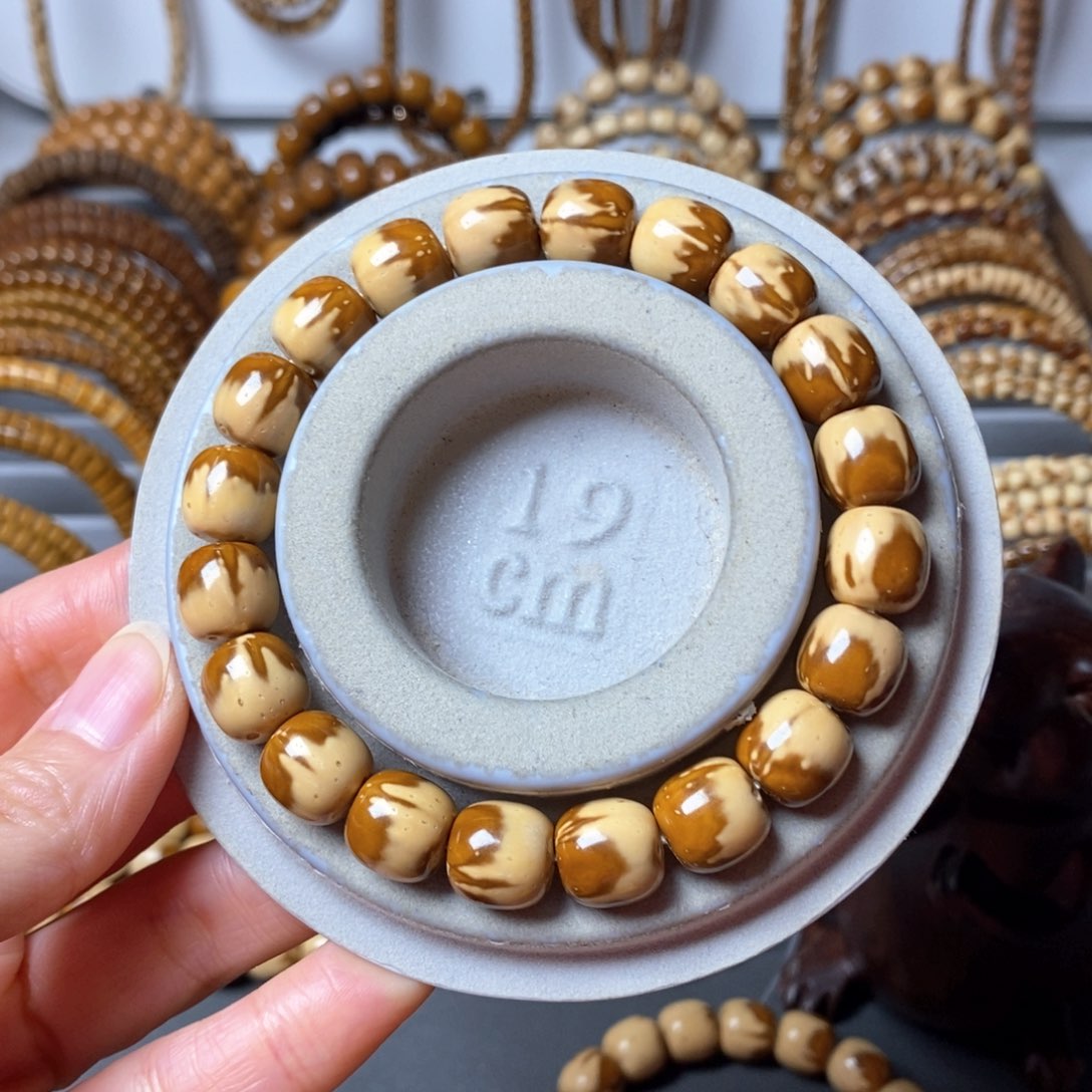 菩提手串/手链紫金鼠半实心花皮老型11