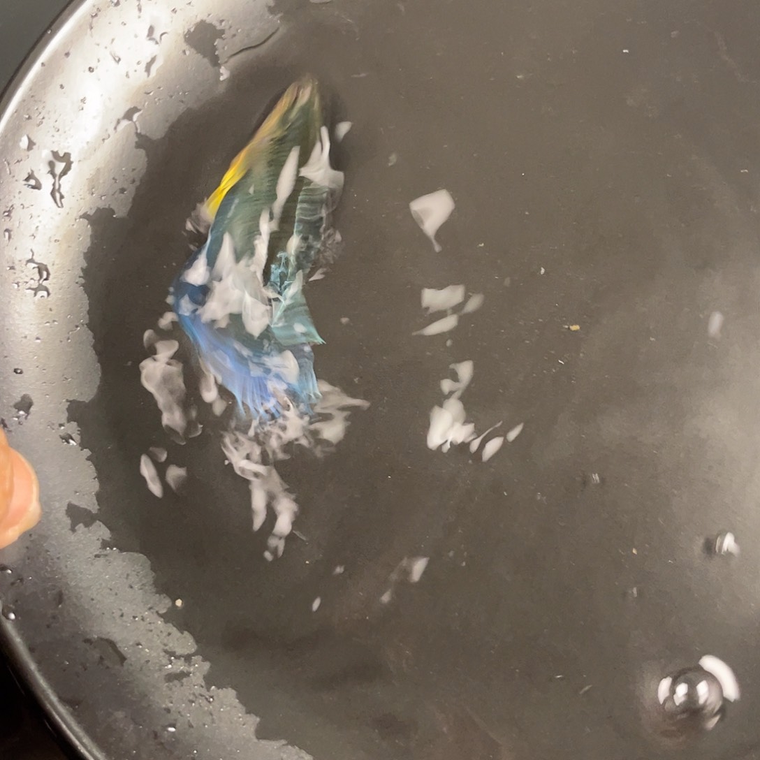 斗鱼无纹理公鱼1条8cm