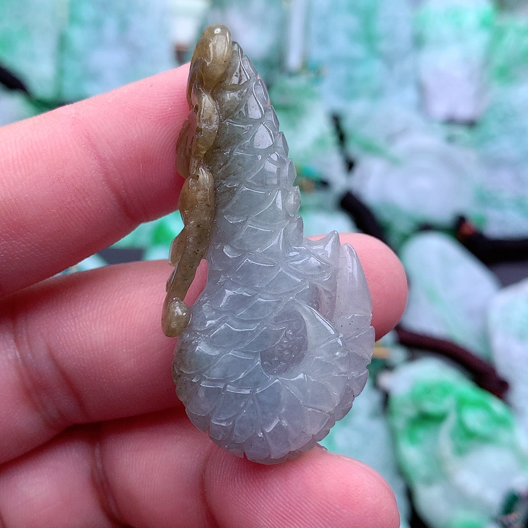 翡翠吊坠(不含链)未镶嵌