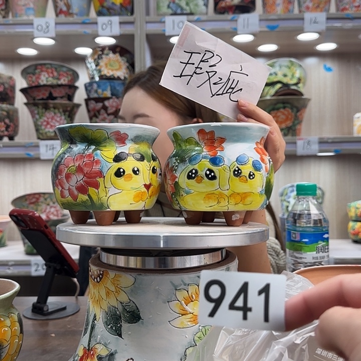 紫砂花盆瑕疵瑕疵941