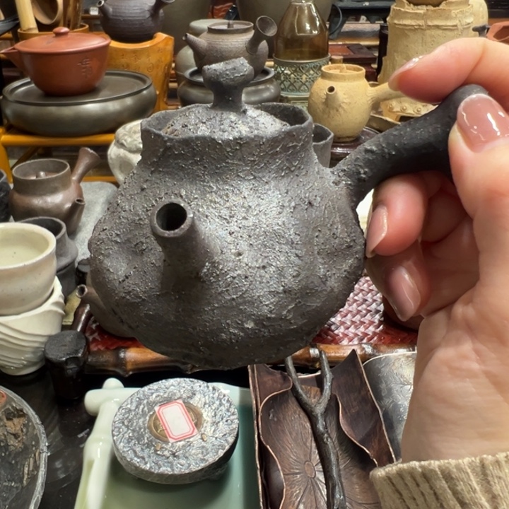 陶壶柴烧侧把茶器茶器