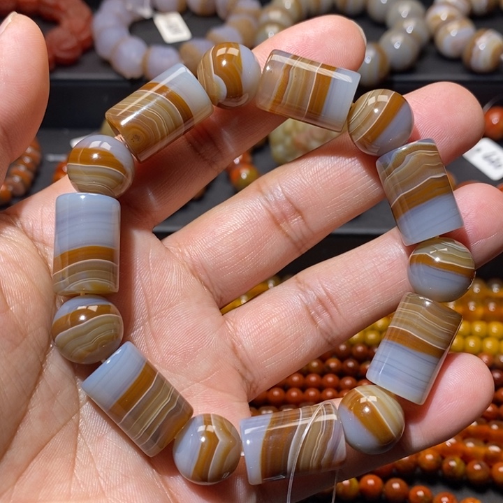 玛瑙/玉髓手链未镶嵌