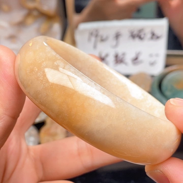 硅化珊瑚（珊瑚玉）未镶嵌手镯56:8