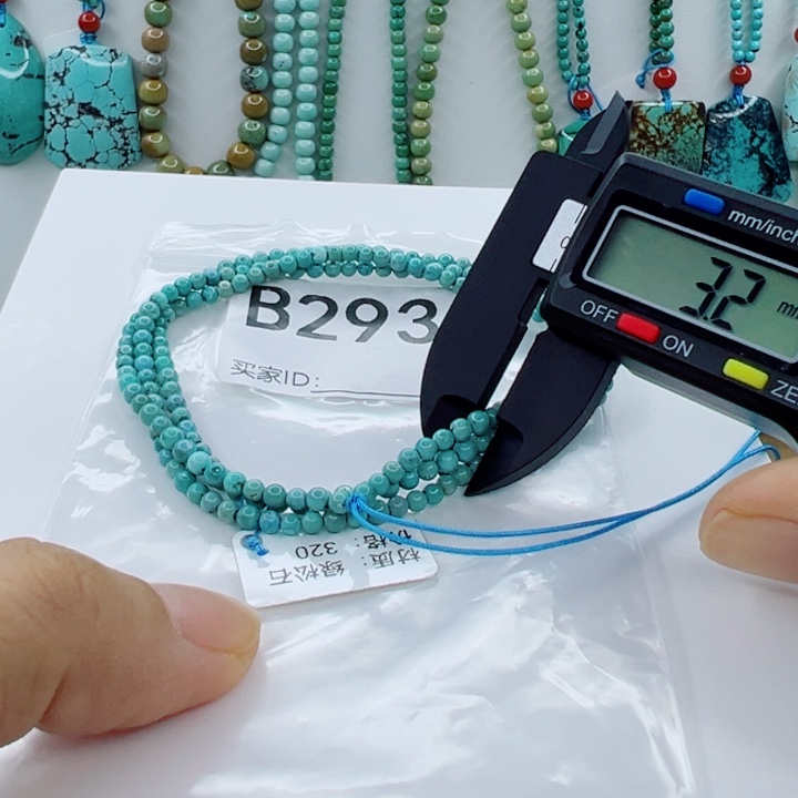 绿松石未镶嵌颈饰