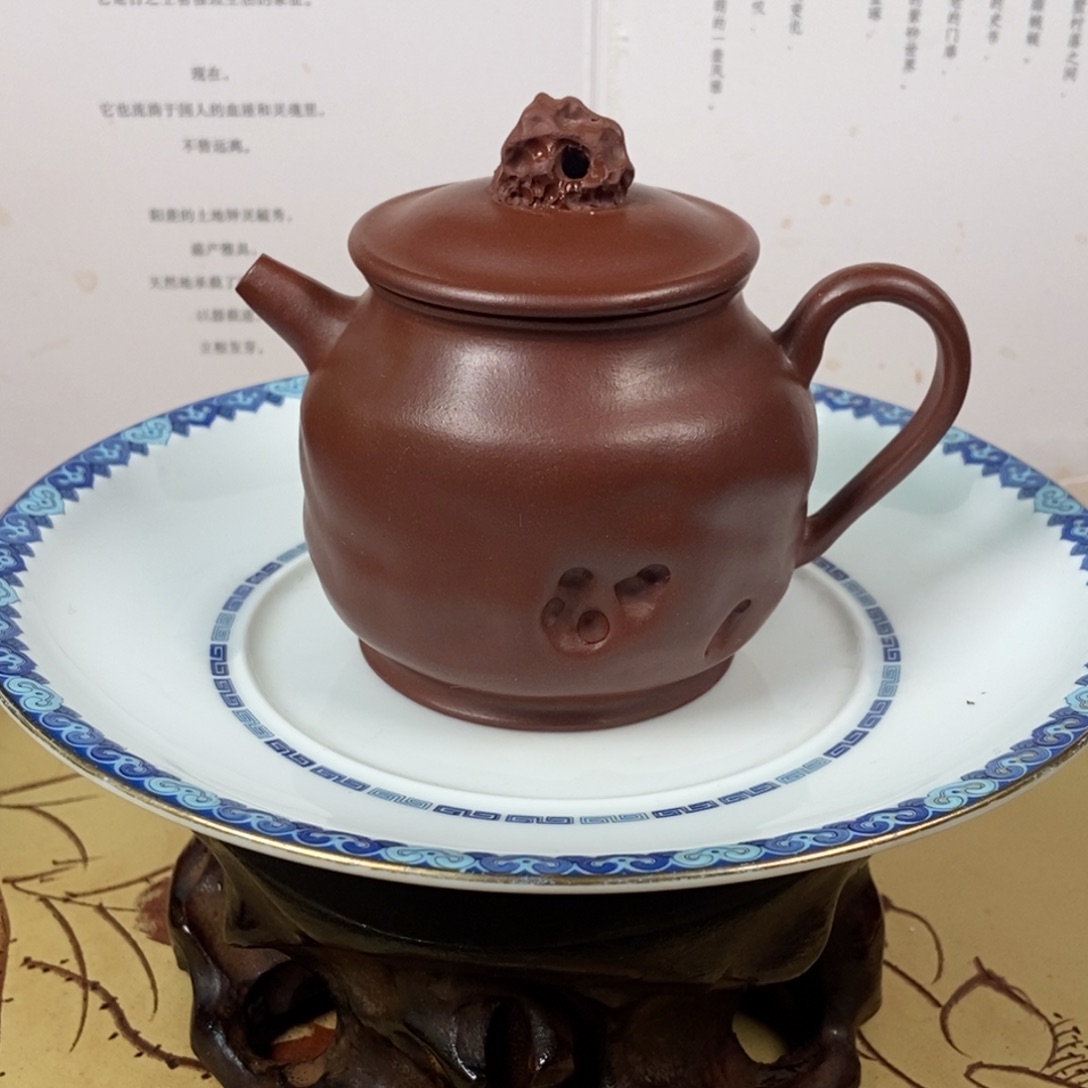 紫砂茶壶140 容量宜兴紫砂壶