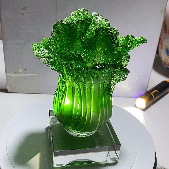 z***n古法琉璃大白菜高20厘米宽12厘米