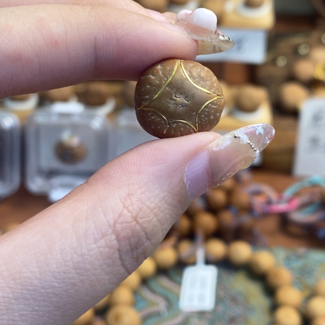 吊坠凤眼菩提镶嵌五星