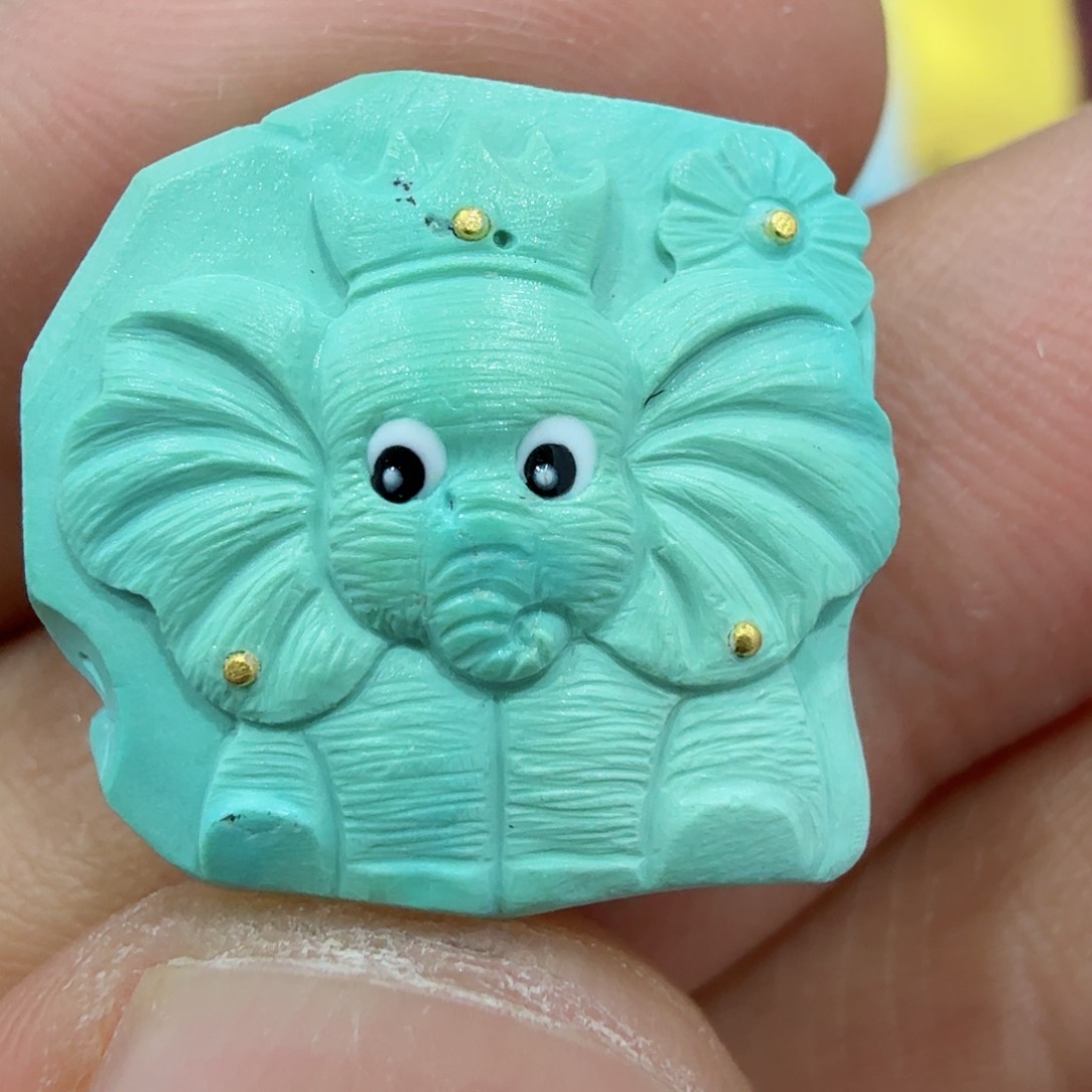 绿松石未镶嵌配饰