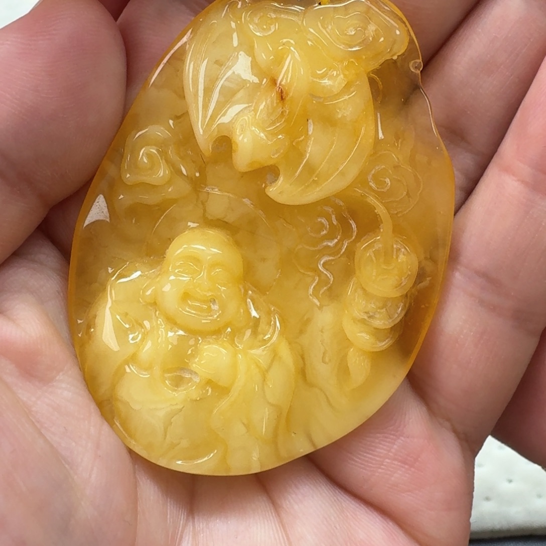 琥珀未镶嵌珠宝奇石626