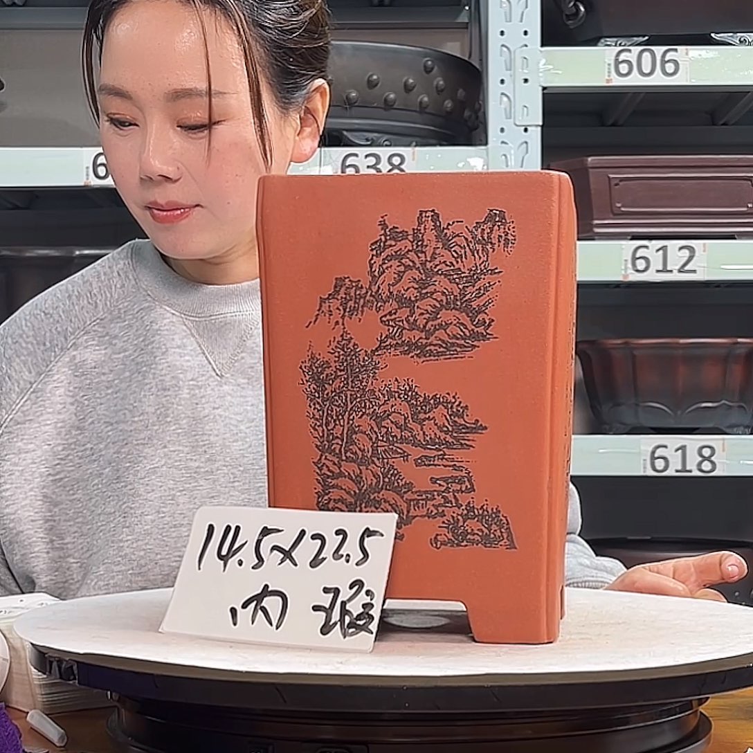 紫砂花盆宜兴紫砂8号