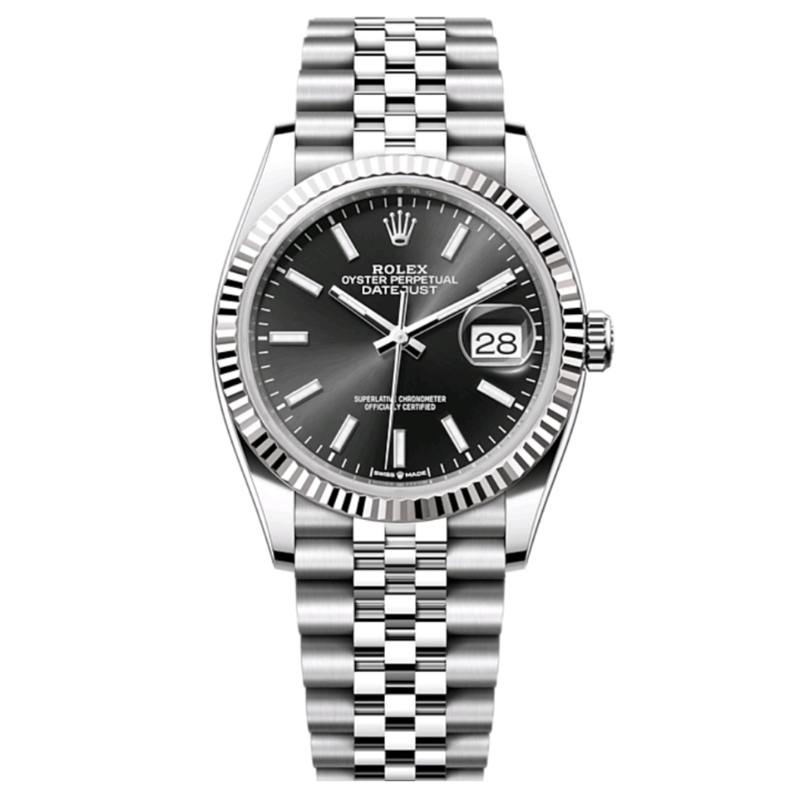 99新 Rolex/劳力士 23年全套/劳力士日志型126234黑条