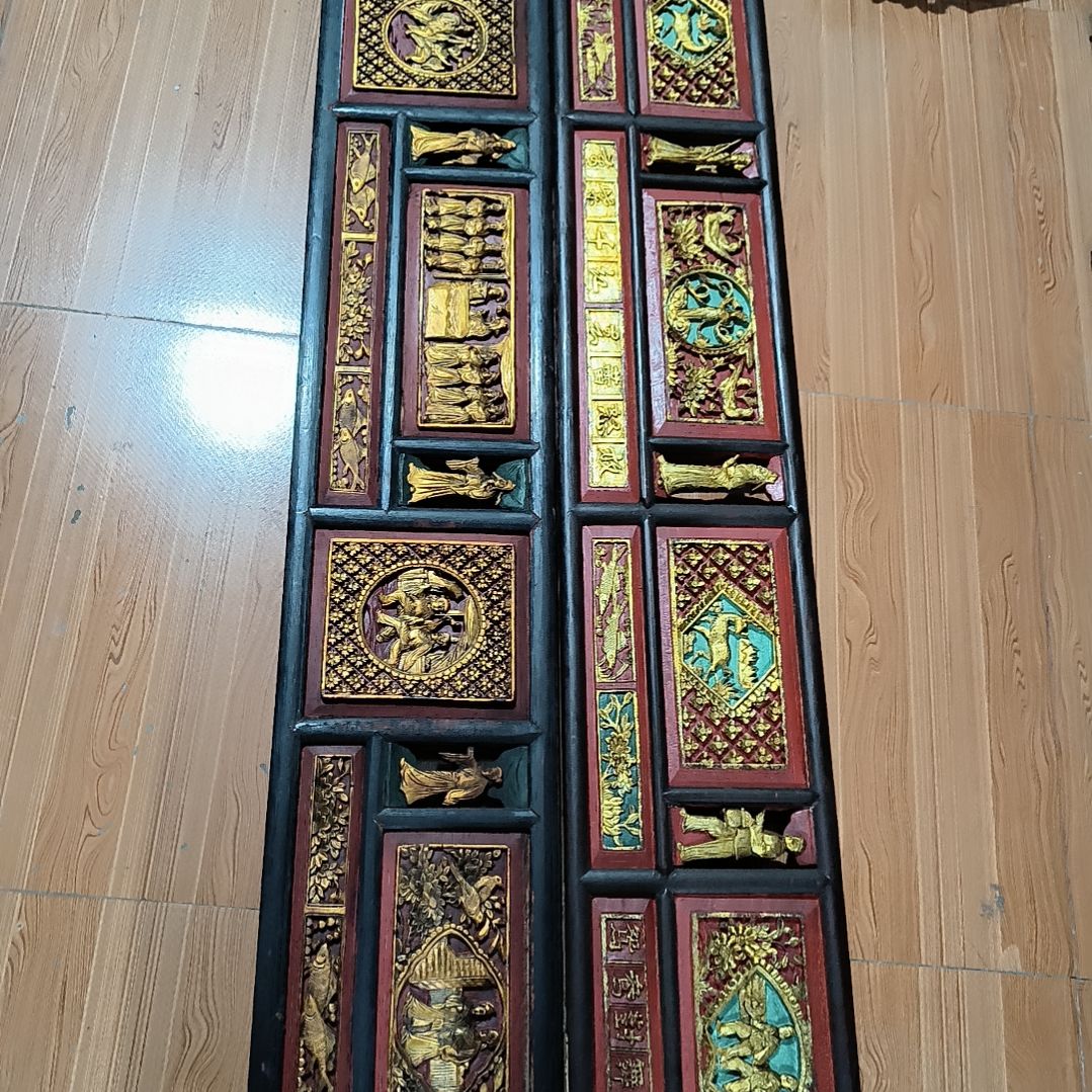 香榧木花板木雕，一物一拍