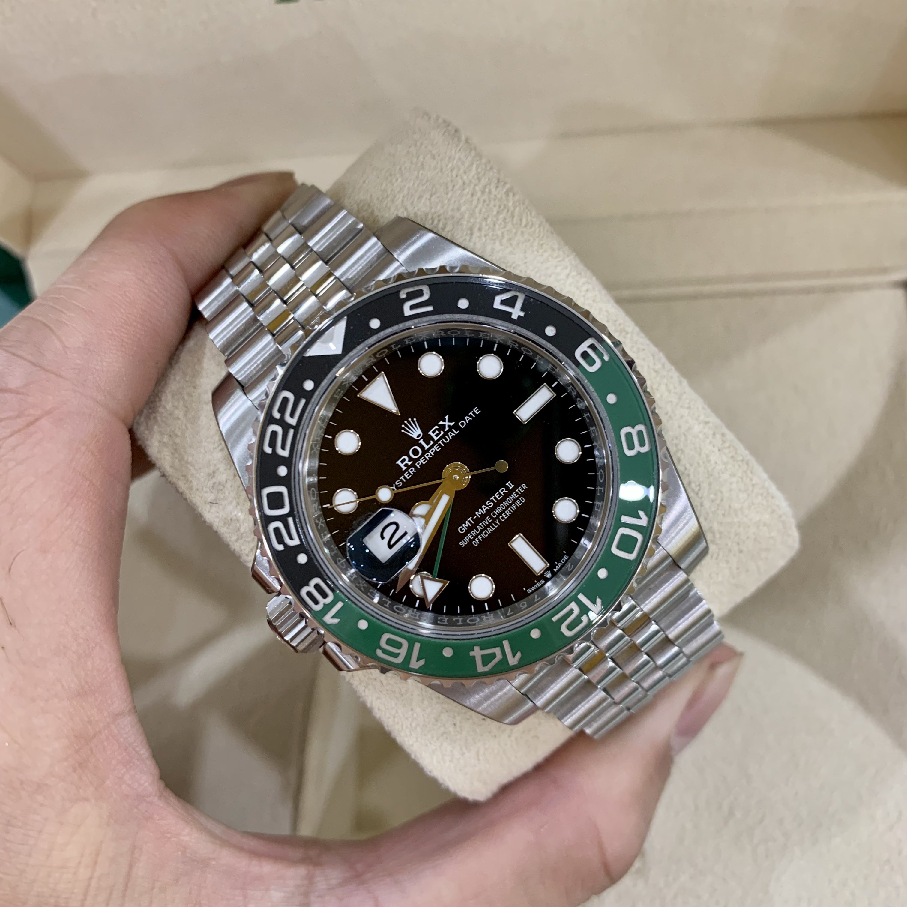 99新 Rolex/劳力士 M126720VTNR-0002 五珠雪碧圈 24年8月16日