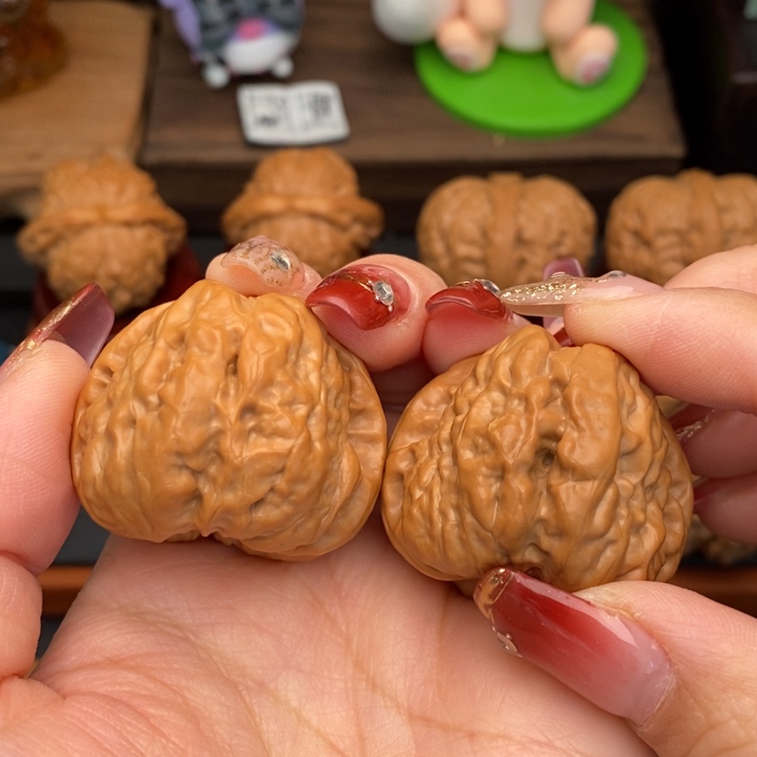 文玩核桃把件蛤蟆头37