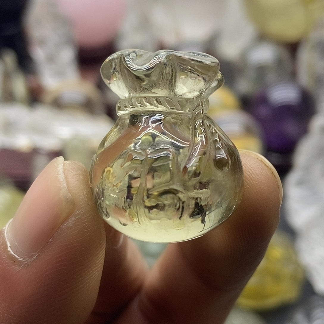 水晶摆件未镶嵌吊坠